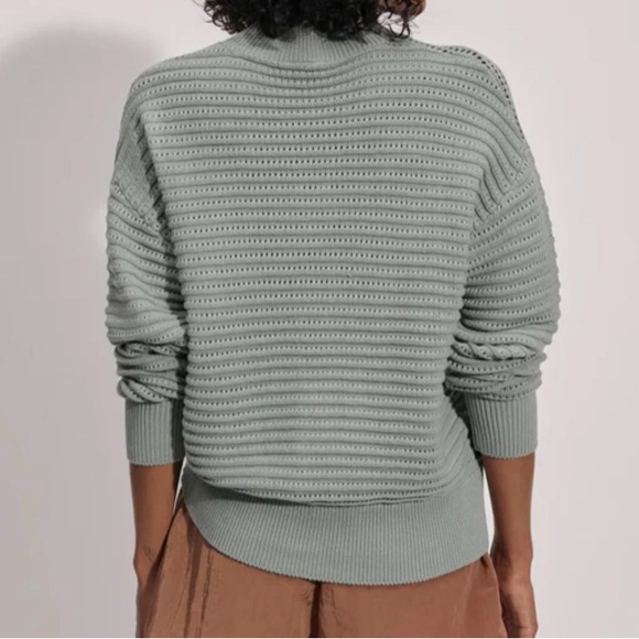 Varley Gray Ribbed Sweater - Picture 2 of 7